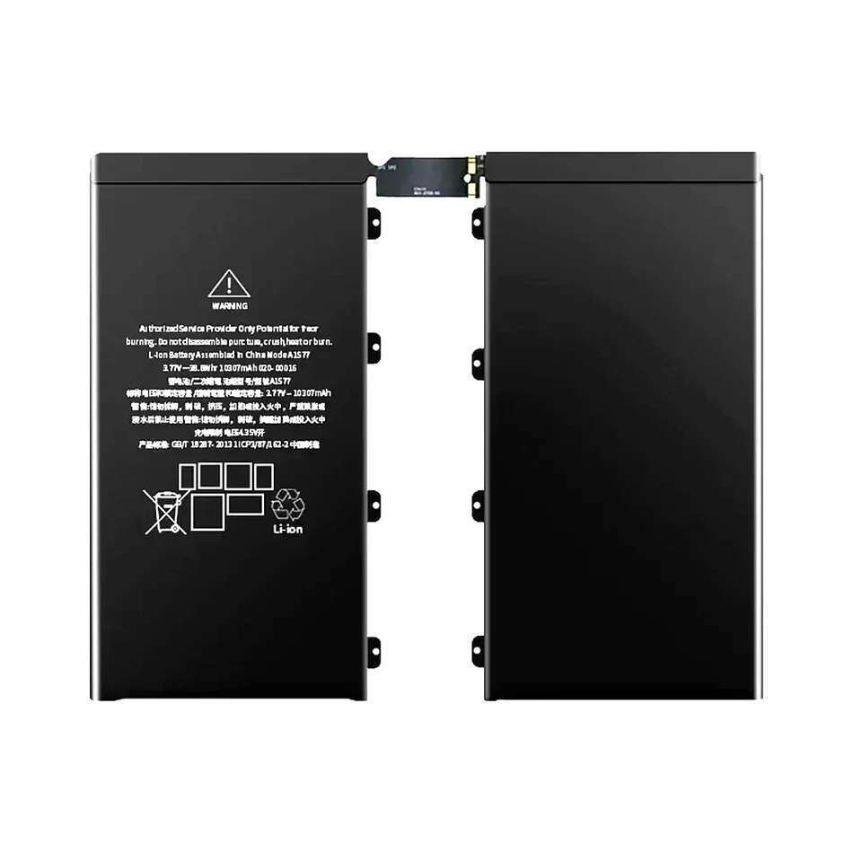 10307Mah High Performance High-Efficiency For Apple Ipad Pro 12.9 A1584 A1652 A1577 Pro12.9 1St Tabl