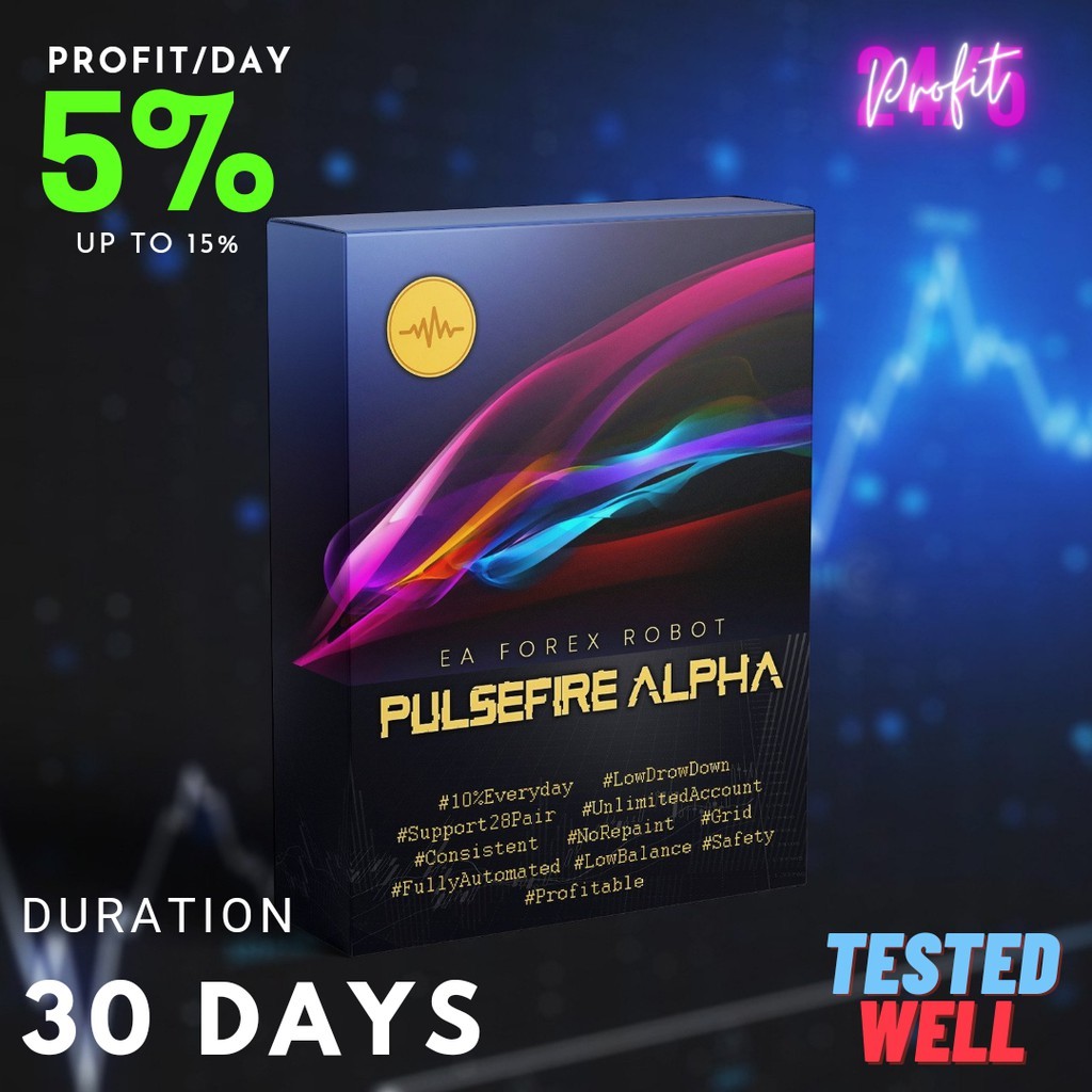 *PulseFire Alpha EA Forex Robot Profitable 5% Per Hari - REAL TESTED*
