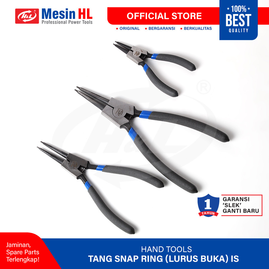 HL Tang Snap Ring (Lurus Buka & Tutup)