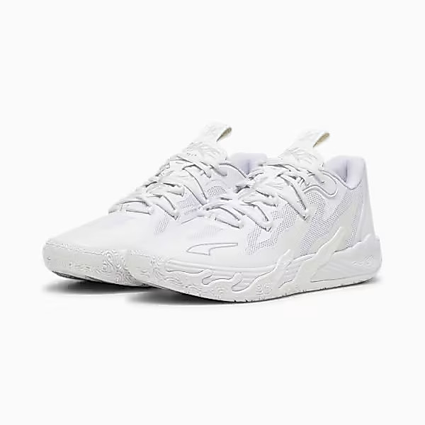 Sepatu Puma Basket MB.03 Lo White-Gray Fog 310384 03