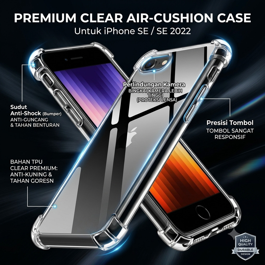 RAJA CASE FOR IPHONE 5 / IPHONE 6 / IPHONE 7 / IPHONE 8 / IPHONE 7 PLUS / IPHONE 8 PLUS ANTICRACK SO
