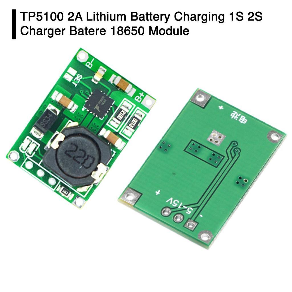TP5100 2A Lithium Battery Charging 1S 2S Charger Batre 18650 / TP5100