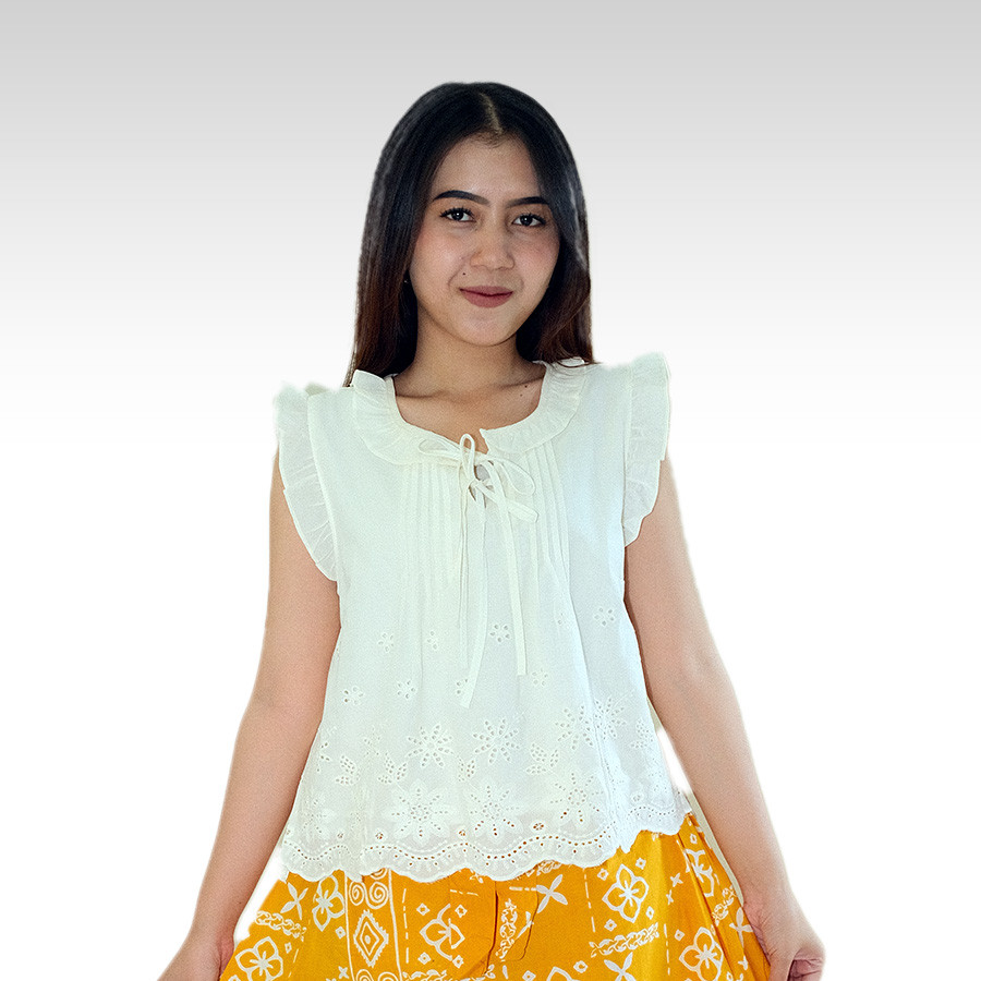 Asterra | Blus Tanpa Lengan – Batik ENOM
