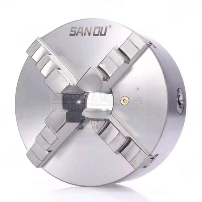 Promo Chuck bubut 8 inch 4 jaw - chuck bubut k12 200 inch - klaw k12 8in