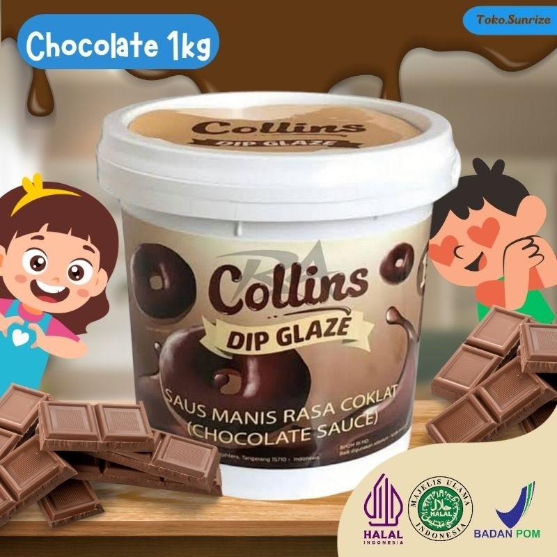 III COLLINS DIP GLAZE DIPGLAZE UKURAN 1 KG 1KG KILO KEMASAN PAIL PIL TOPLES EMBER COCOK BISA UNTUK O