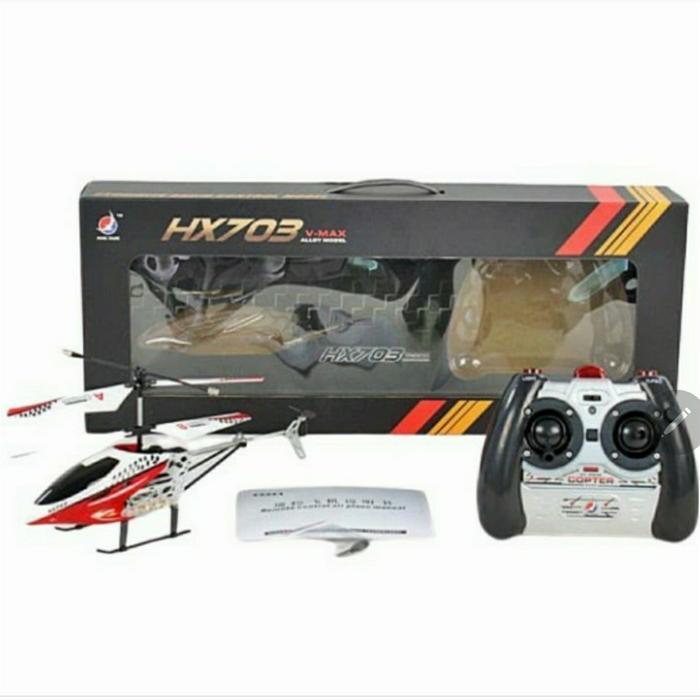 rc helicopter hx 703 3.5 channel gyro / mainan rc helikopter / remote control heli Rc - HX 703