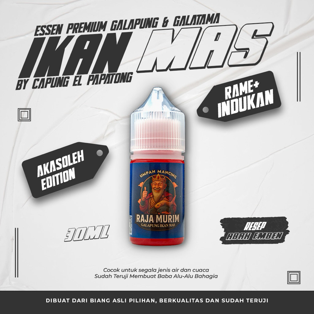 Essen Ikan Mas Promo Raja Murim Essen Premium Galatama Ikan Mas Super Macok