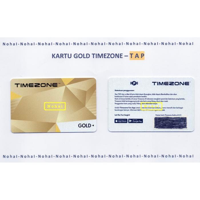 Kartu Timezone Power Card Timezone Gold Card Timezone - Tap
