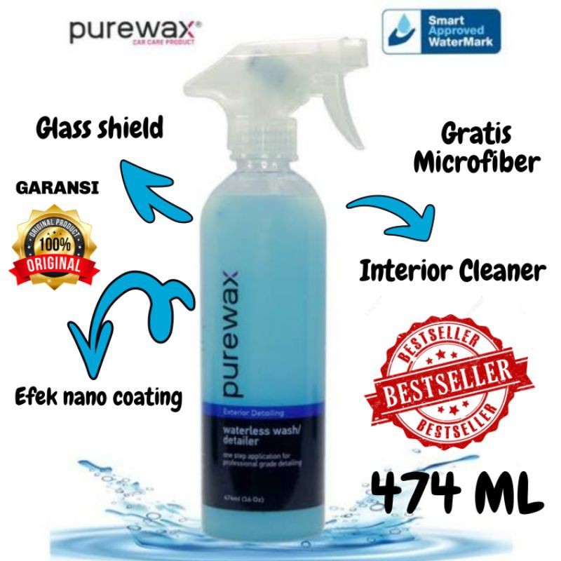PUREWAX/ WASH AND WAX/ OBAT JAMUR KACA/ OBAT HEAD LAMP/ PENGHILANG BARET/ PERAWATAN MOBIL/ DETAILING
