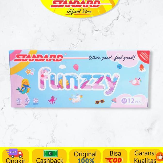 Goodseller- Standard - Pulpen Funzzy 0.5 ( Alat Tulis / Pen / Ballpoint / Pena )
