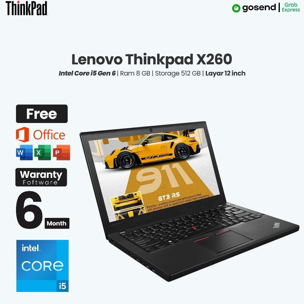 Laptop Lenovo ThinkPad X260 Laptop Ringan SSD Bergaransi
