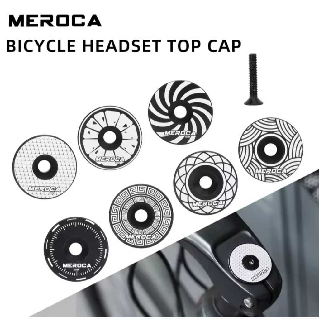 Foto Meroca Top Cap Tutup Cover Stem Headset Steer Tube Fork Cover Sepeda