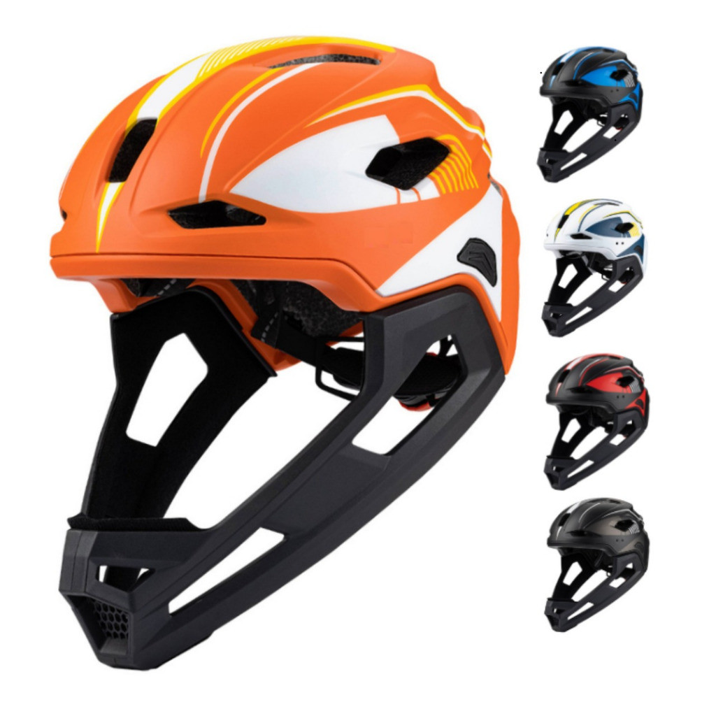 Foto Helm Sepeda Anak Fullface Kids Modullar 2 in 1 Helmet Full Face Pushbike