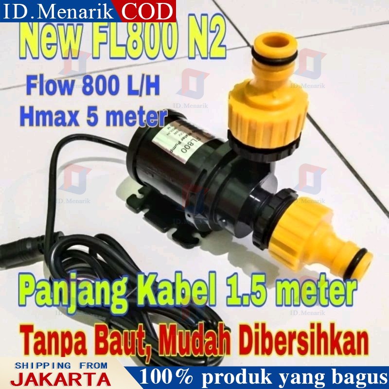 Pompa Air Celup Mini FL800 A Pompa DC 12V 800L/H