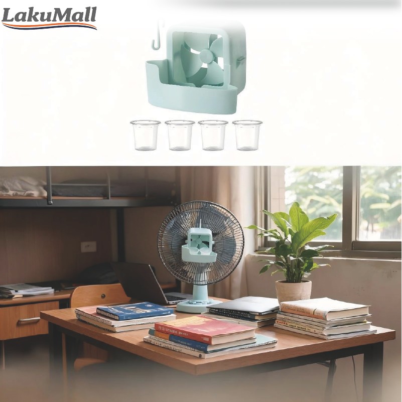 Air Cooler Alami Bisa Isi Es Dan Air Untuk Ruang Tamu Rumah Kipas Dingin Tanpa AC Hemat Listrik