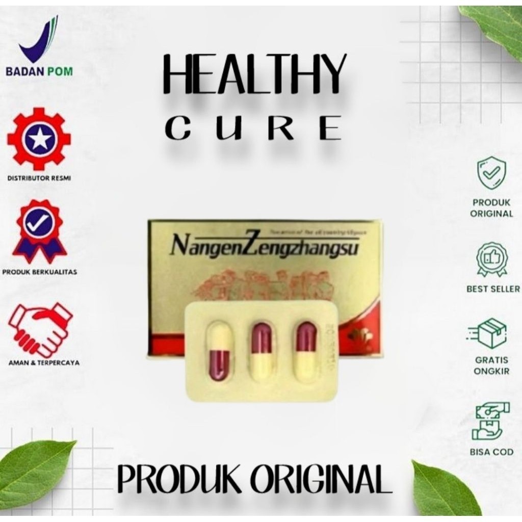 Nangen Zengzhangsu 1Box Asli 100% Original Multivitamin Herbal By Respita By Harnii