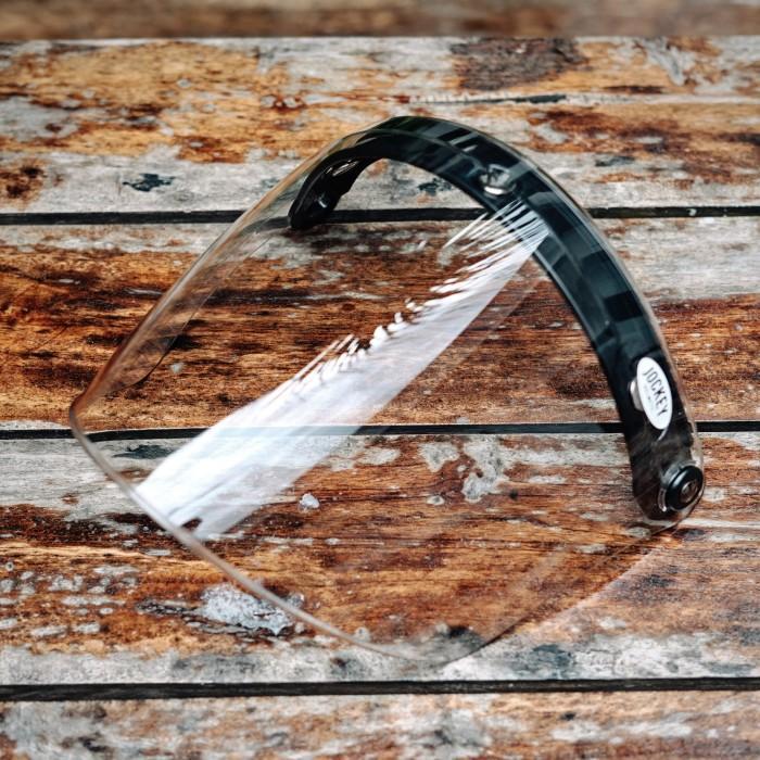 l b JOCKEY HELMETS | Flat Visor Slim Head Universal - Clearterbaikk