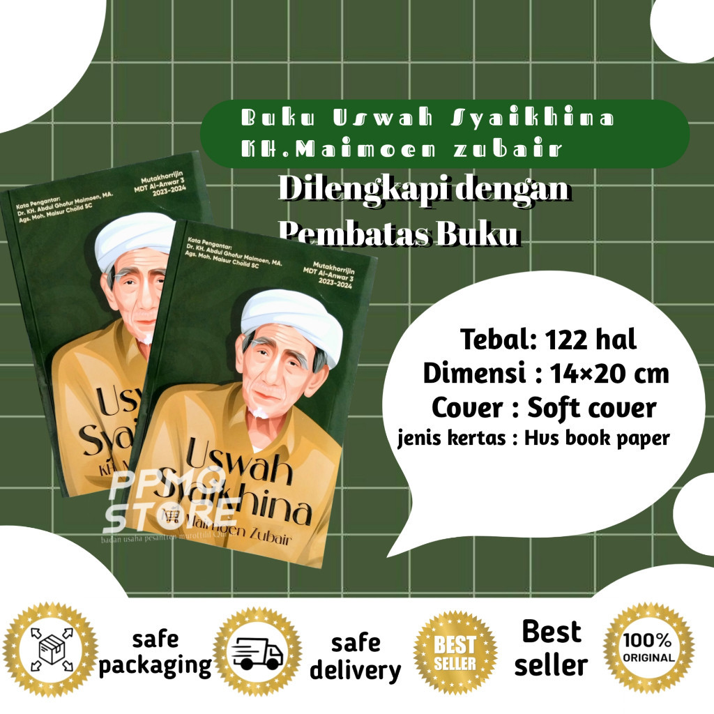 Maktabah Al Anwar  BUKU Uswah Syaikhina Maimun Zubair | USWAH Syaikhona Maimoen