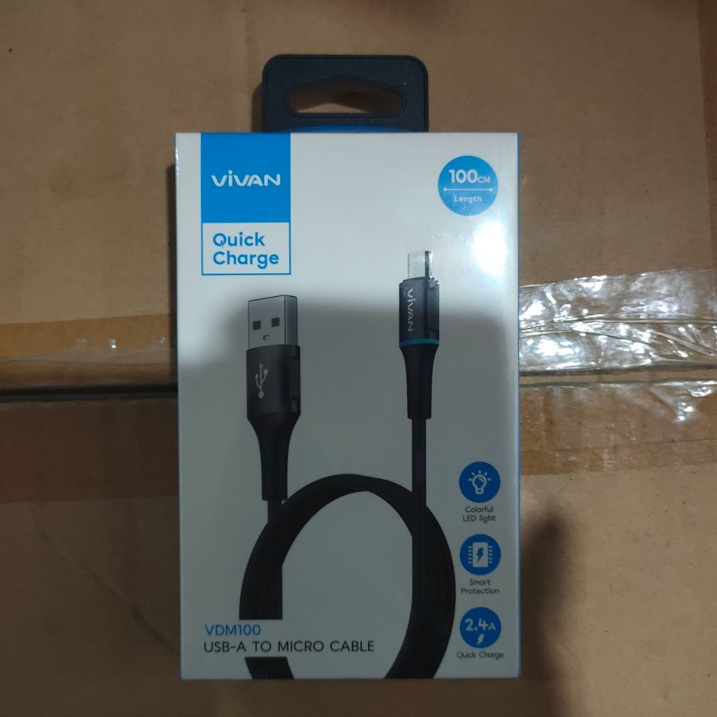 VIVAN VDM100 Kabel USB-A ke Micro USB