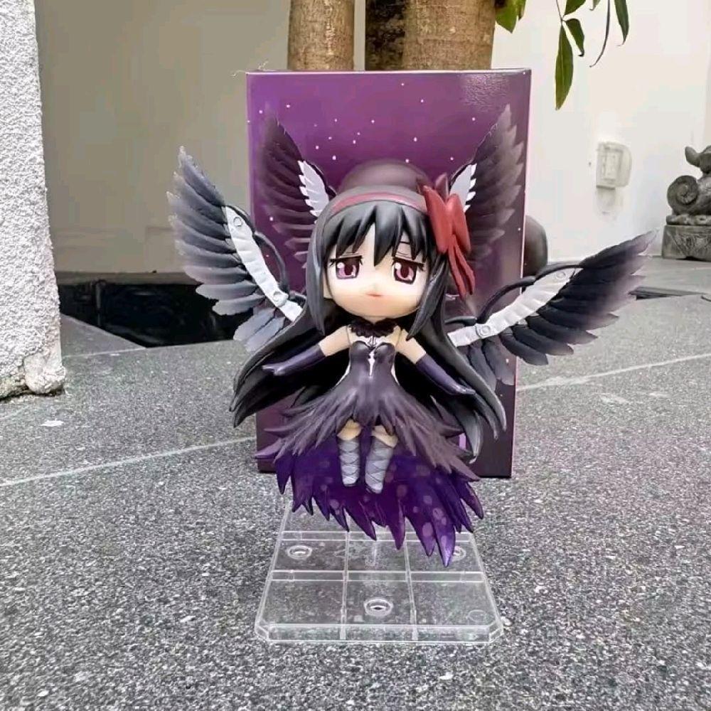 Action Figure Anime Madoka Magica Devil Akuma Homura Chibi 12cm Berkotak