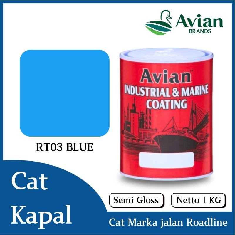 SG AVIAN Cat Roadline cat kapal cat Marka jalan cat lapangan hitam putih kuning biru merah 1 Kg