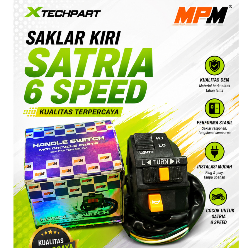 SAKLAR KIRI TORNADO/SHOGUN SATRIA 6 SPEED/SAKLAR SEN TORNADO SHOGUN MPM