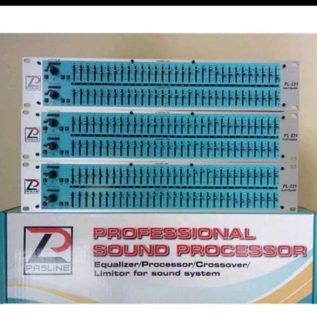 EQUALIZER/EQUALISER PASLINE PL231 PL 231  ORIGINAL