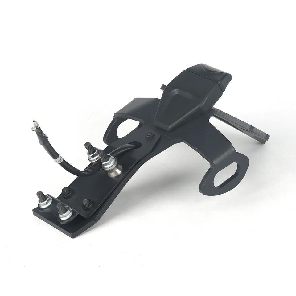 Motorcycle Rear Short Tail Stock Tidy License Plate Holder Tailstock Bracket With LED Light For Hond