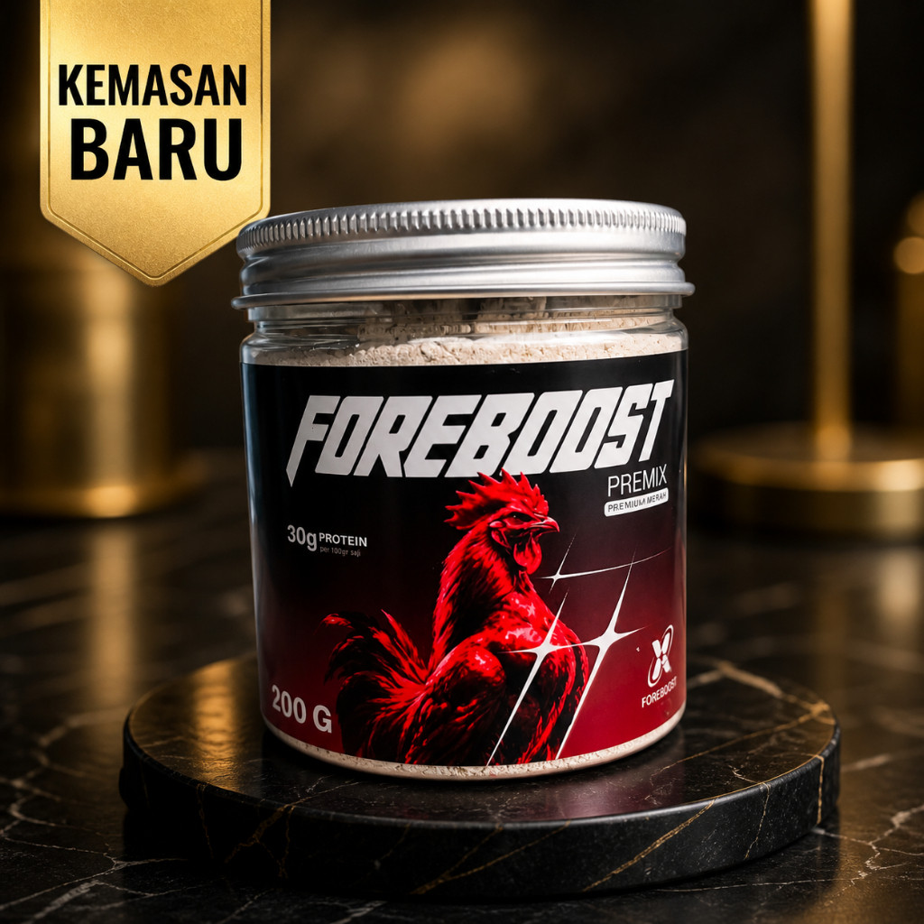 FOREBOOST PREMIX Vitamin Pertumbuhan Ayam Aduan Premix Ayam Penggemuk & Penambah Otot Vitamin Pakan 