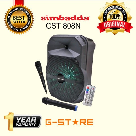 Simbadda CST 808N CST 700N+ CST 808N+ Loudspeaker TWS Portable Bluetooth Karaoke Meeting