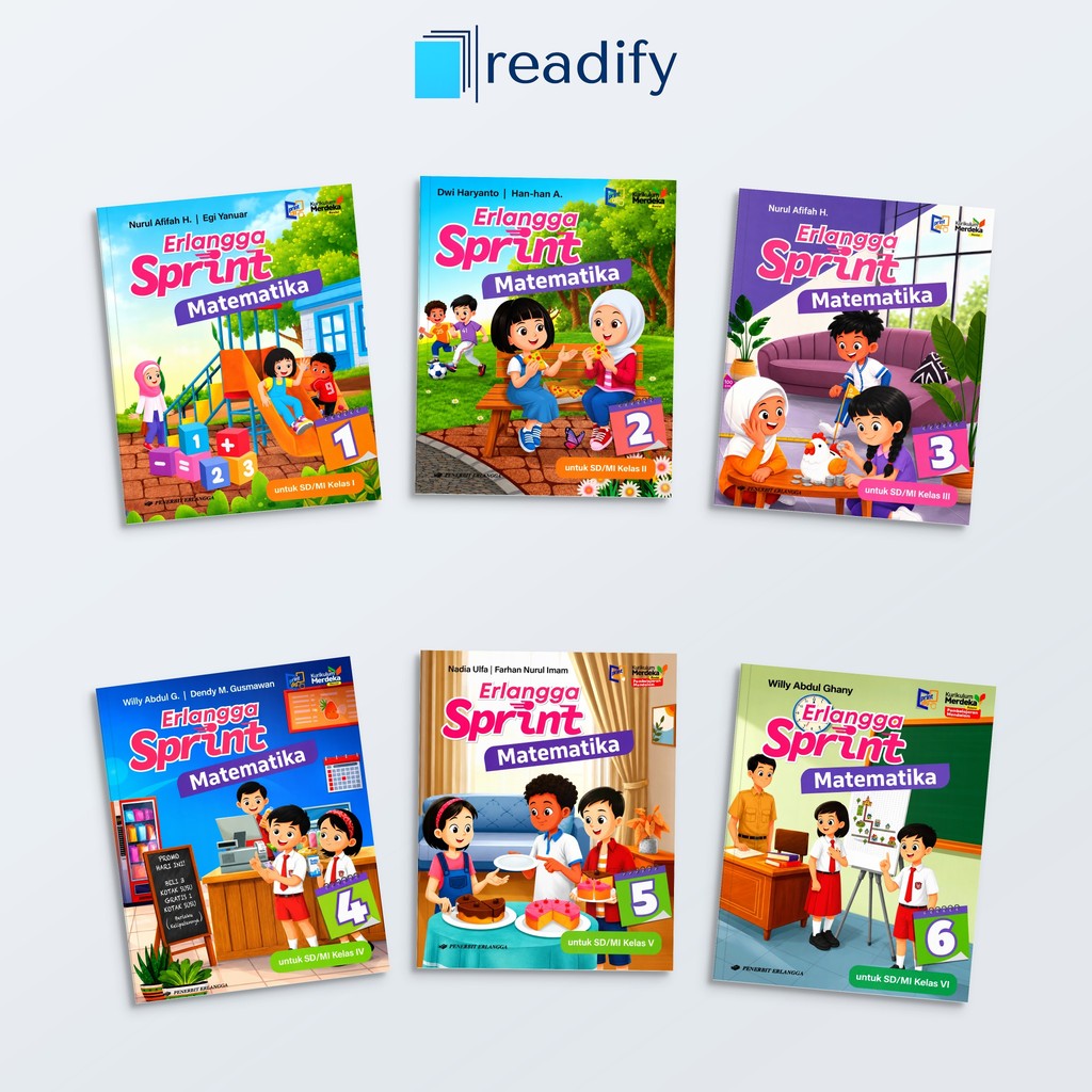 Buku SPRINT Matematika SD/MI Kelas 1-6 Pembelajaran Mendalam Penerbit Erlangga