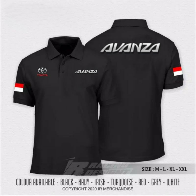 POLO-T-Shirt AVANZA OTOMOTIV -SABLON KWALITAS KEKINIAN