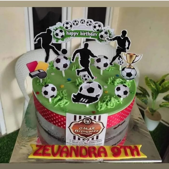 PROMO  cake ultah bola - kue ultah bola - 20cm