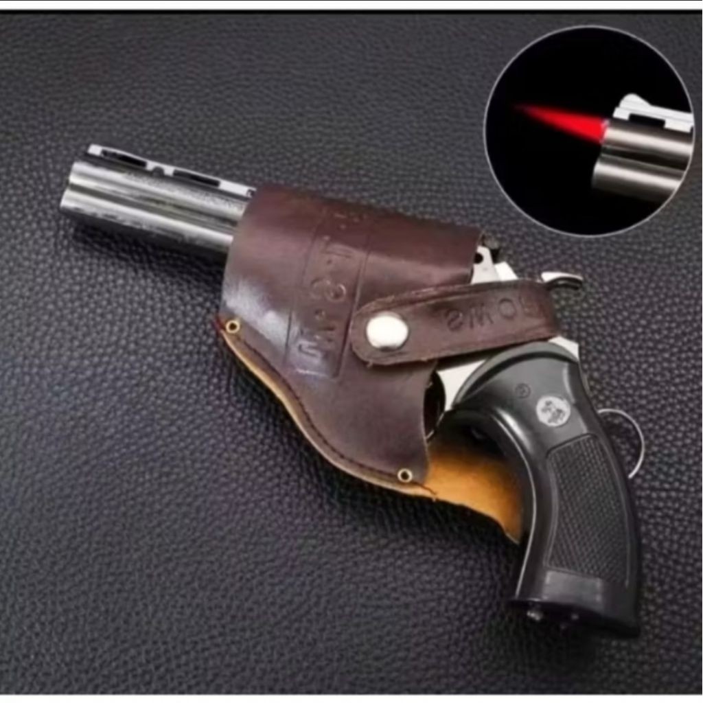 Korek Api Pistol / Korek Api Bara Model Ps Phyton 609 Revolver / Korek Api Unik Model Revolver siap 