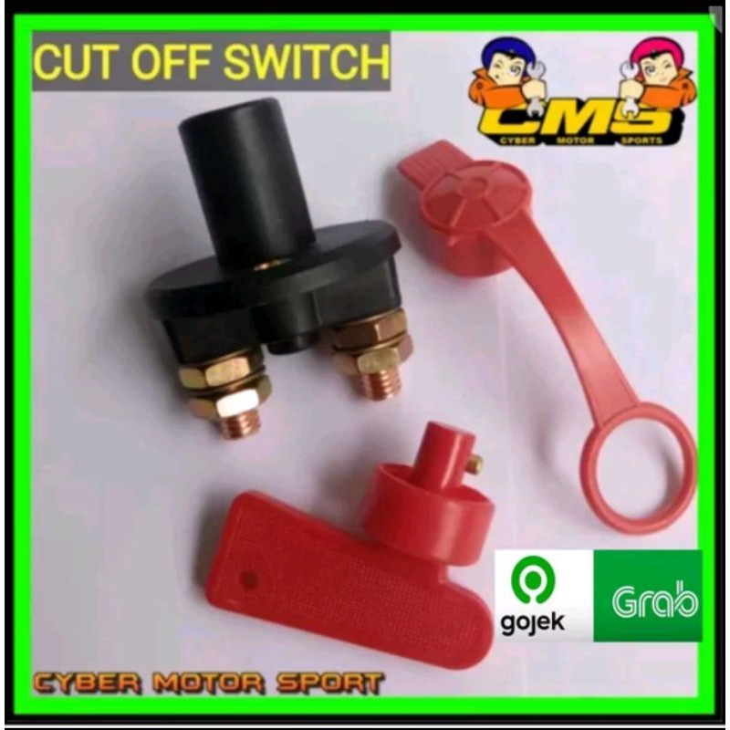 saklar cut off aki mobil. engine cut racing universal. saklar pemutus aki. cut off switch offroad.