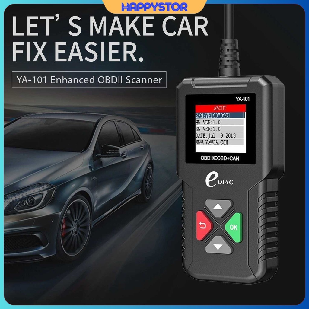 Pembaca Kode Diagnostik Mobil OBD2 Car Engine Scanner Tool - YA101