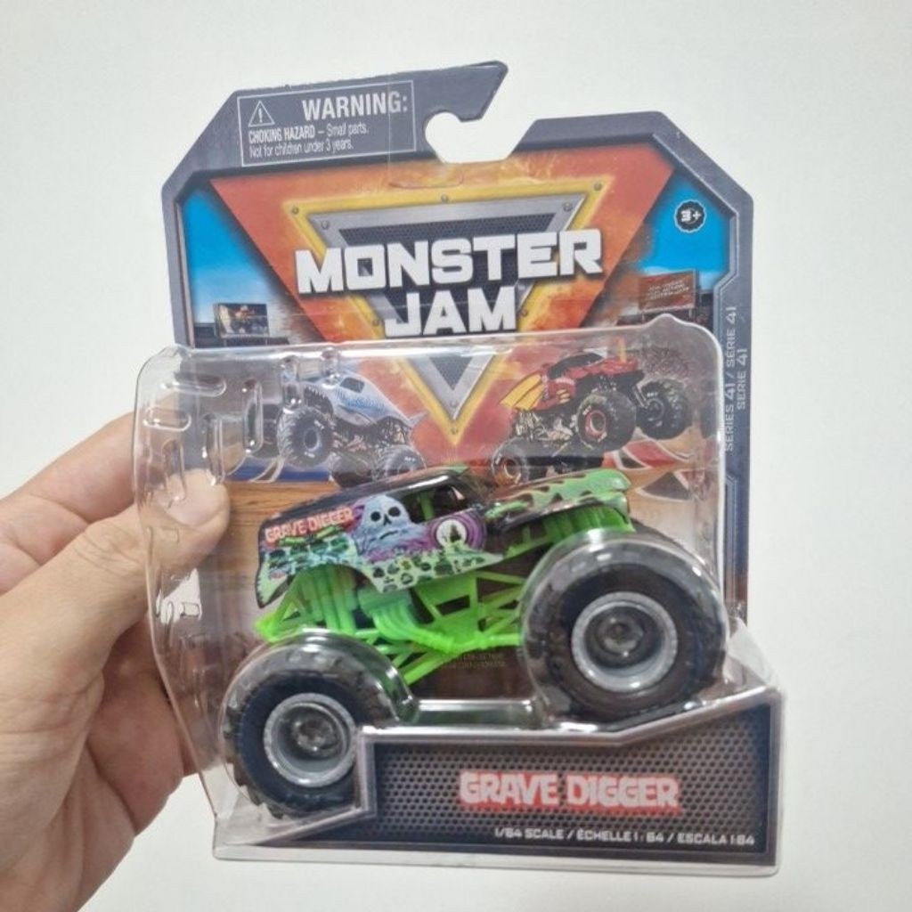 Monster Jam Grave Digger Seri 41 Original Spin Master