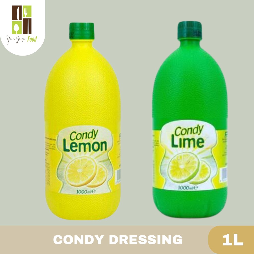 

Condy LEMON 1 Liter Italy / Saus Buah / Dressing / Rasa Lemon Untuk Minuman - Salad / Jeruk Nipis / Condy Lemon / Condy Lime