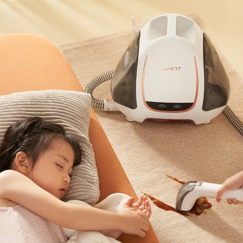 Portable Electric Steam Cleaner Vacuum Carpet High Pressure Sofa Mattress Dry Cleaning Machine  Auto