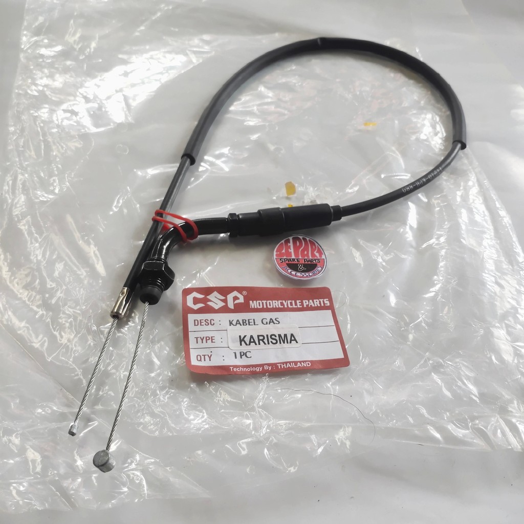 Kabel gas Karisma - Kabel gas Supra x 125 Limited Item Barang Langka Spare Part Motor Klasik
