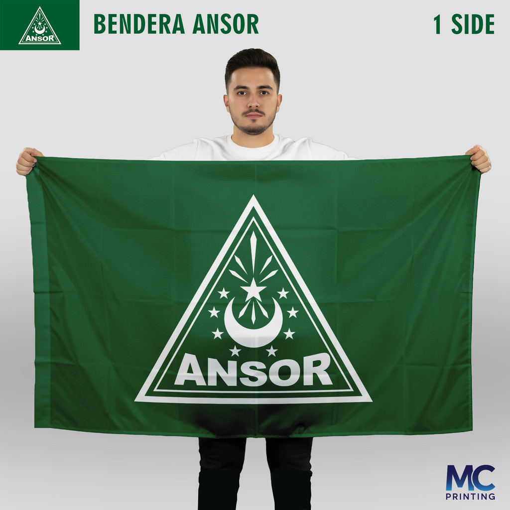 Bendera Ansor ( Gerakan Pemuda Ansor / GP Ansor ), Ukuran Kecil-Besar