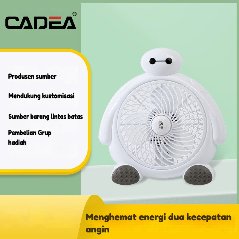 CADEA Kipas Angin Karakter Mini Mahasiswa Asrama Karikatur Lucu Doraemon Kipas Angin Kecil untuk Mej