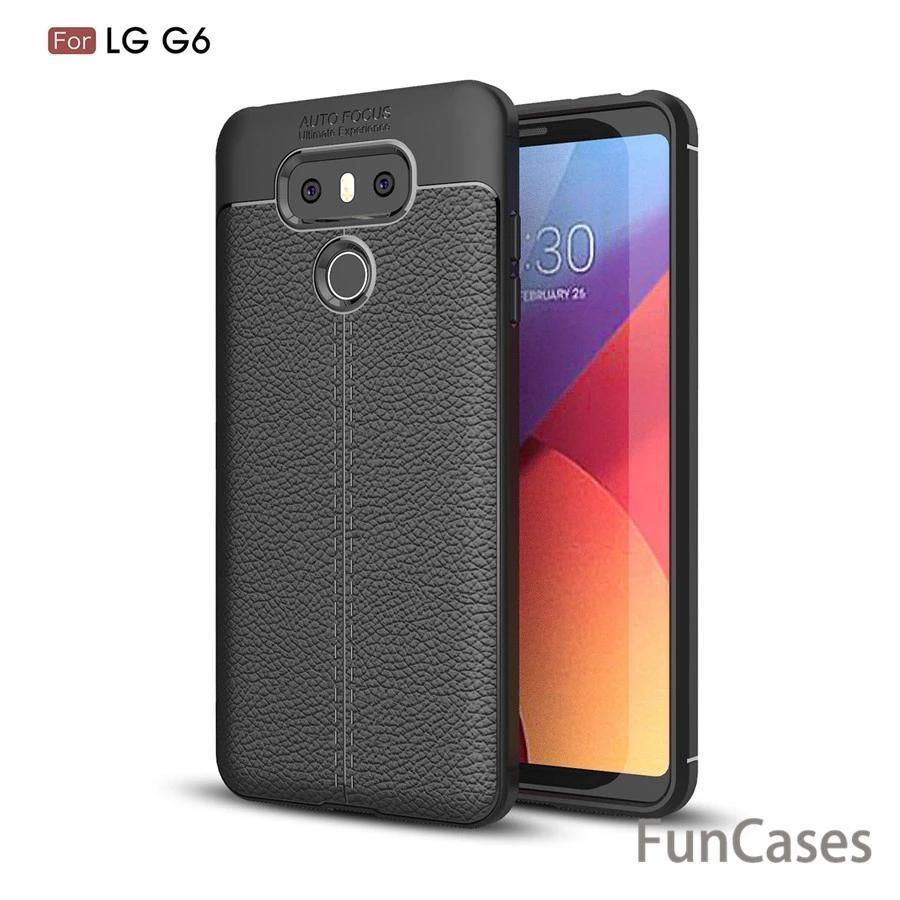 CASE LG G6 G6 PLUS AUTOFOCUS LEATHER CARBON CASING KULIT SLIM FIT DESIGN