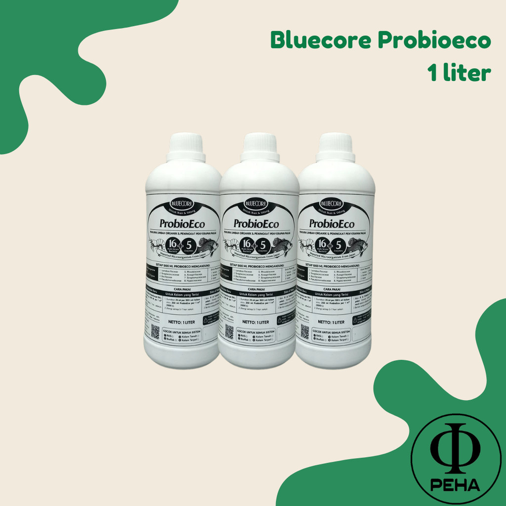 Bluecore ProbioEco Probiotik Ikan untuk Ikan Lele, Ikan Nila, Gurame