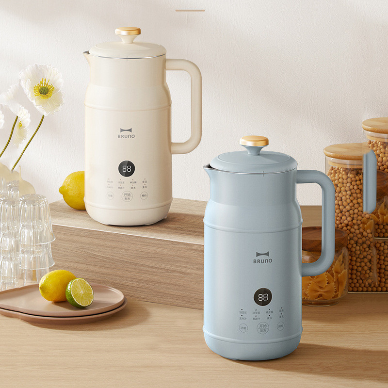 New BRUNO Milk Pot Soy Milk Machine Wall Breaking Machine Multifunctional Cooking Machine Small Nutr