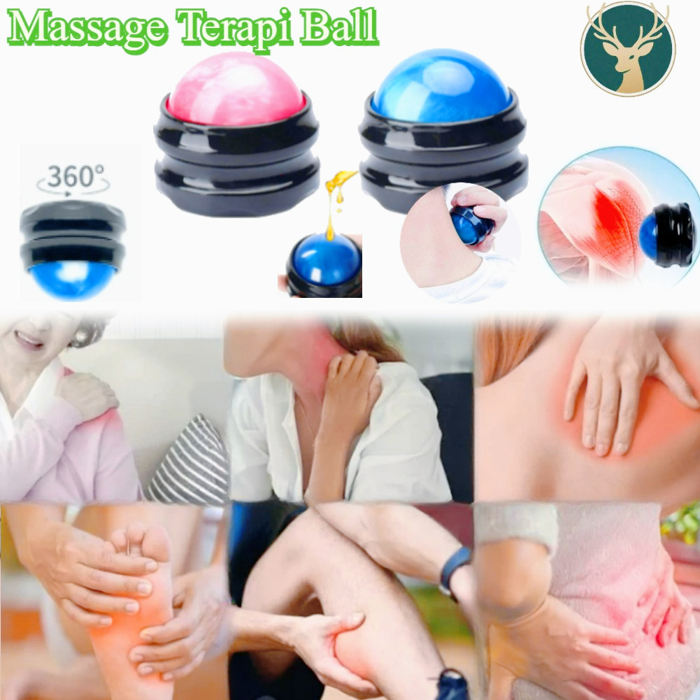 360 Degree Bola Roller Massage Ball/Alat Pijat Meridian Portabel Bola/Pijat Putar Bola/Pijat Bola Ma