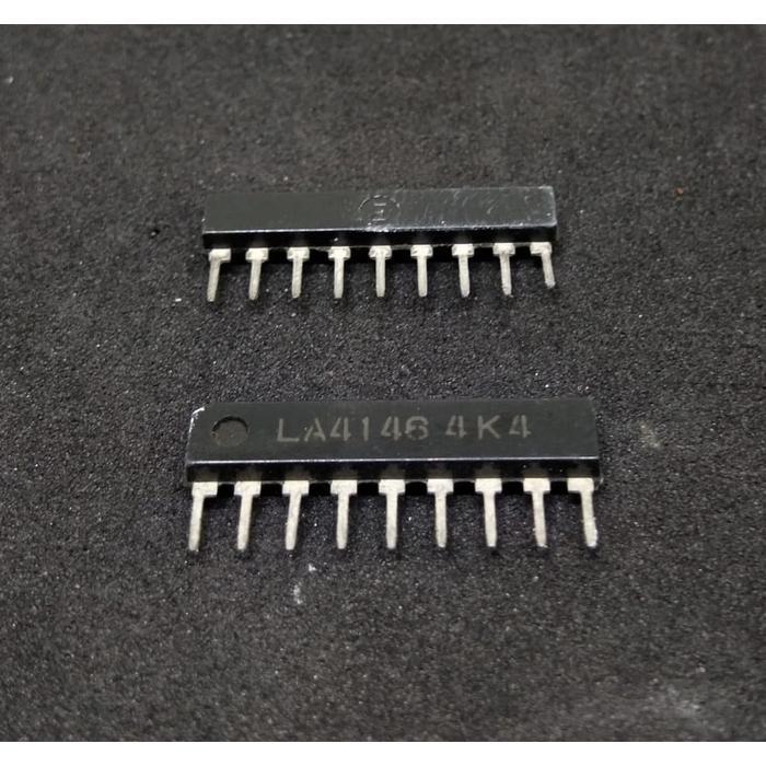 IC LA4146 2-Channel AF Power AMP utk Radio atau Kaset Tape ...ELEKTRO