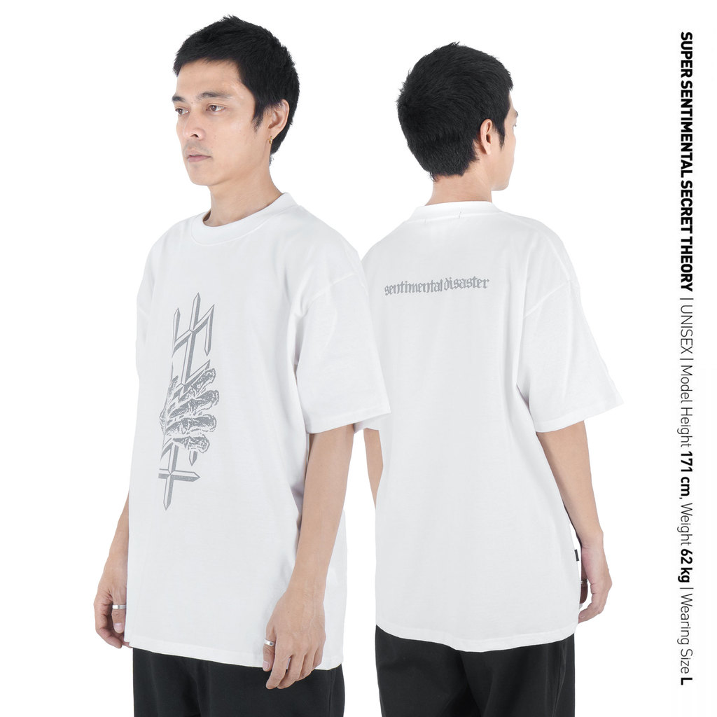 SSST x Maternal Disaster Senster Shortsleeve Tshirt White Unisex