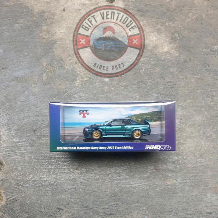 Inno64 inno 64 Nissan Skyline GTT R34 Magic Purple IMX Hongkong Toy Car Salon BEST