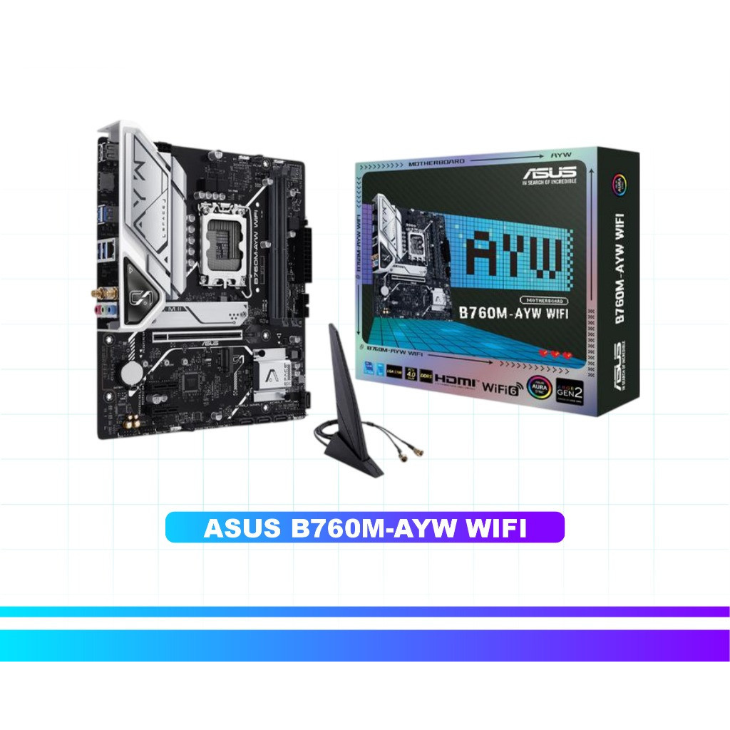 ASUS B760M-AYW WIFI (Intel LGA 1700, B760, DDR5)
